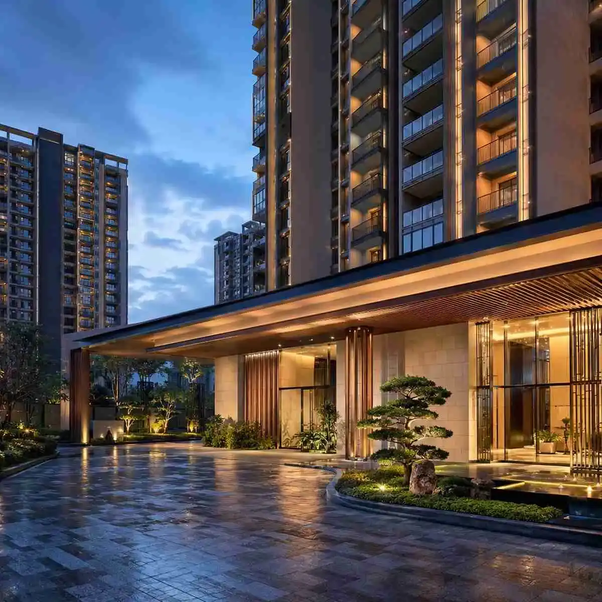 Pardos Sakura Sector 90 Gurgaon premium residences and entrance